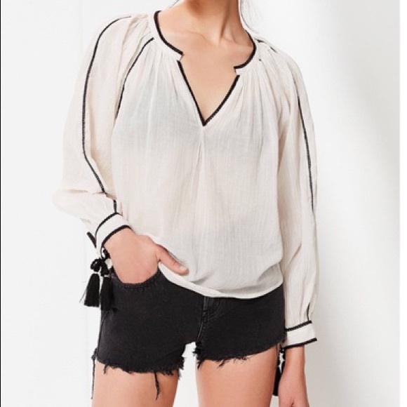 Urban Outfitters Tops - UO Wild Horses Tassle Blouse